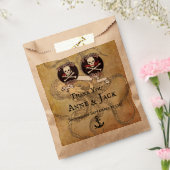 海賊のウェディングギフトバッグ フェイバーバッグ (封をした状態)