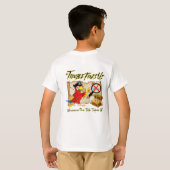 海賊のオウムの引用 Tシャツ (裏面フル)