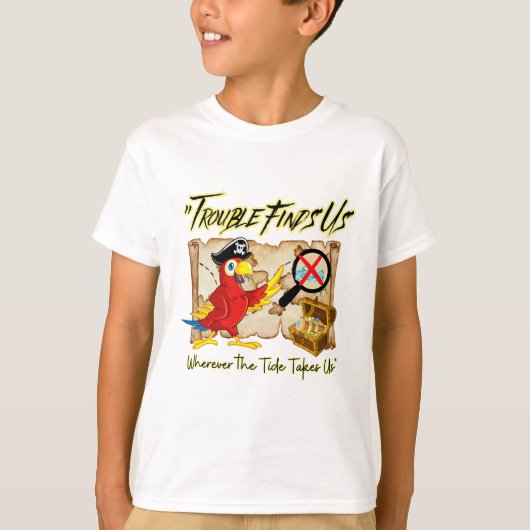 海賊のオウムの引用 Tシャツ (正面)
