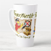 海賊のオウム引用文 カフェラテマグ (左アングル)