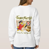 海賊のオウム引用文 スウェットシャツ (裏面)