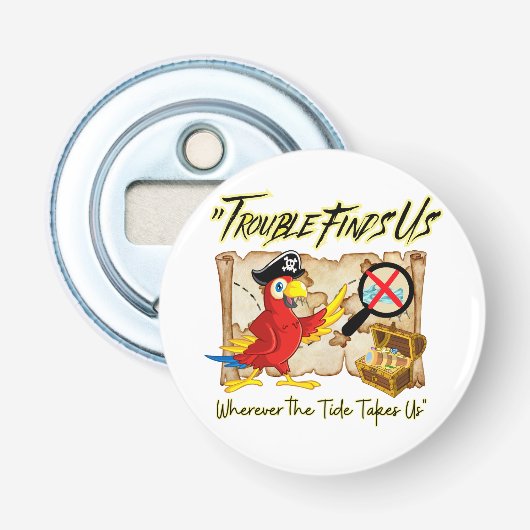 海賊のオウム引用文 栓抜き (正面)