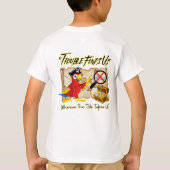 海賊のオウム引用文 Tシャツ (裏面)