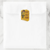 海賊のオウム頭 ラウンドシール (バッグ)