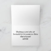 海賊のクリスマス シーズンカード (内部)