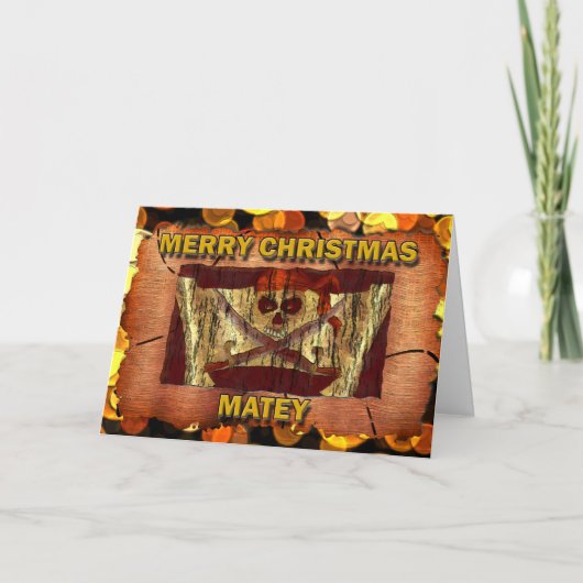 海賊のクリスマス シーズンカード (正面)
