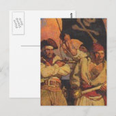 海賊のグループ ポストカード (正面/裏面)