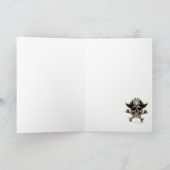 海賊のジョリー・ロジャー キャプテン カード (内部)