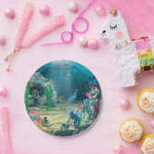 海賊のスケルトンの宝物 海の下のパーティー ペーパープレート (パーティー)