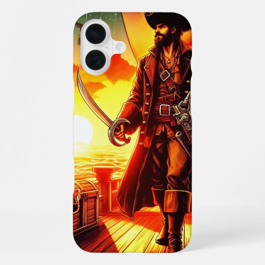 海賊のスマホケース iPhoneケース (裏面)