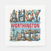 海賊のテーマ スタンダードランチョンナプキン (正面)