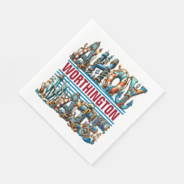 海賊のテーマ スタンダードランチョンナプキン