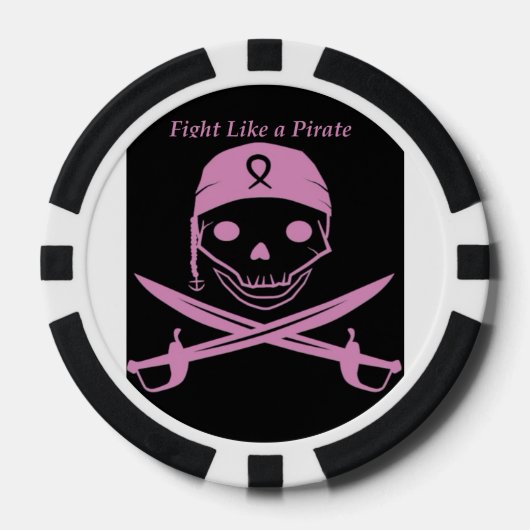 海賊のトランプのポーカー ポーカーチップ (正面)