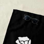 海賊のドクロと骨 ビーチタオル (インサイチュ)