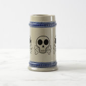 海賊のドクロデザイン ビールジョッキ (中央)