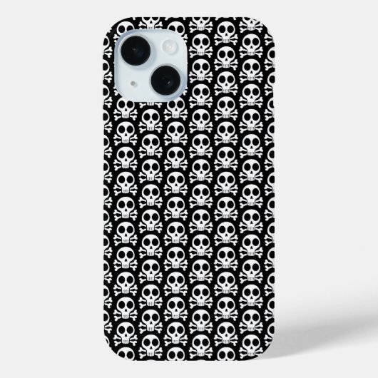 海賊のドクロデザイン Case-Mate iPhoneケース (裏面)