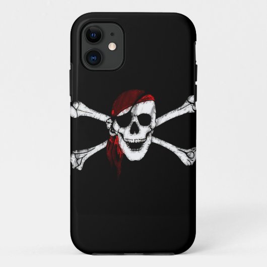 海賊のドクロマーク Case-Mate iPhoneケース (裏面)