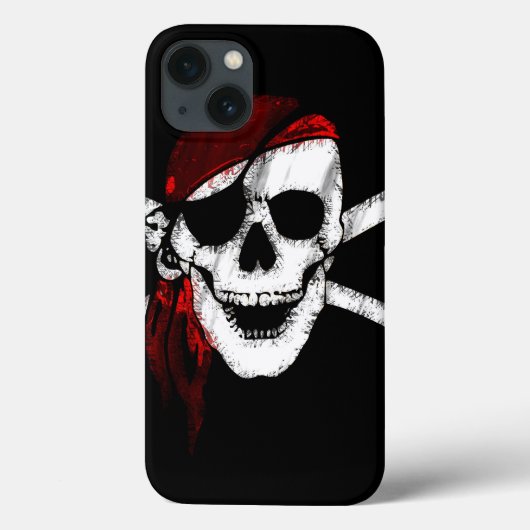 海賊のドクロマーク Case-Mate iPhoneケース (裏面)