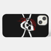 海賊のドクロマーク iPhoneケース (裏面横)
