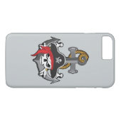 海賊のドクロ・アンカー Case-Mate iPhoneケース (裏面(横))