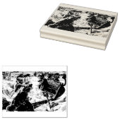 海賊のネコ ラバースタンプ (押印)