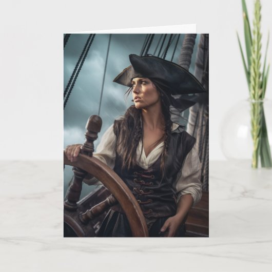 海賊のバレンタインデー カード (正面)