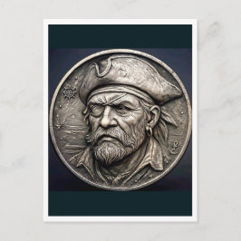 海賊のポストカード ポストカード