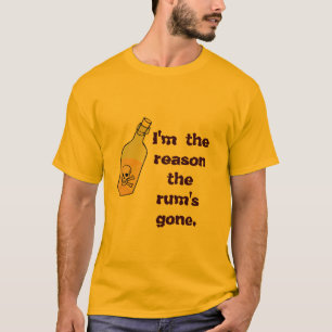 海賊のラムが消えた Tシャツ