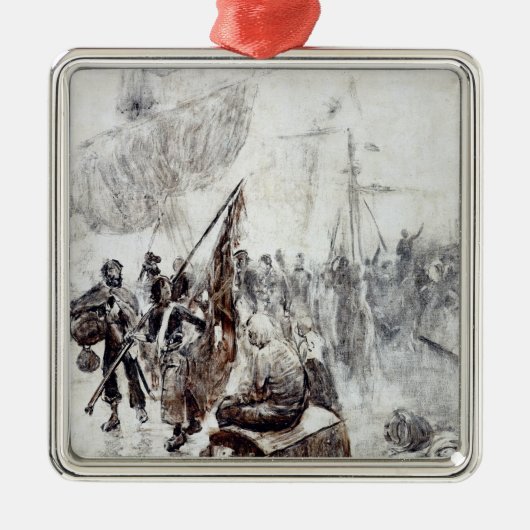 海賊のリターン メタルオーナメント (正面)