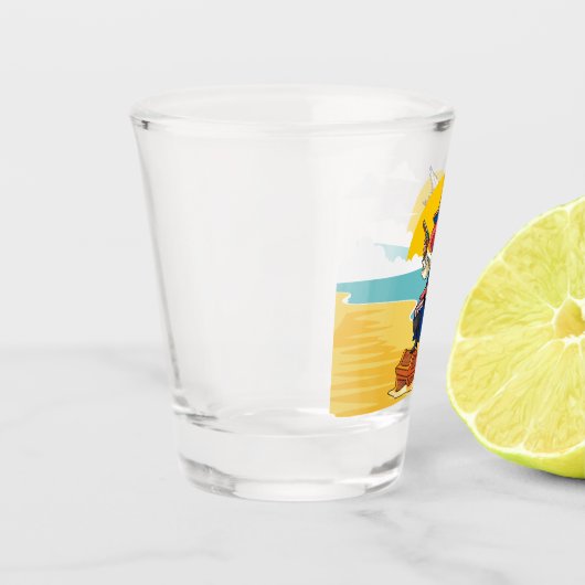 海賊のレディートレジャーショットグラス ショットグラス (左)