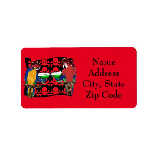 海賊のワシ ラベル (正面)