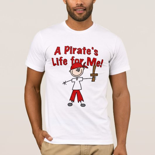 海賊の人生最高!Tシャツ&ギフト Tシャツ (正面)