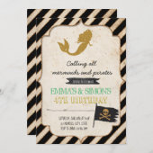 海賊の人魚の招待状 招待状 (正面/裏面)