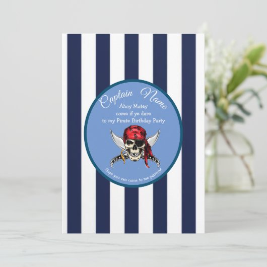 海賊の冒険に参加 招待状 (スタンド正面)