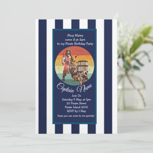 海賊の冒険 招待状 (スタンド正面)