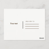 海賊の古いヴィンテージ宝物地図 ポストカード (裏面)