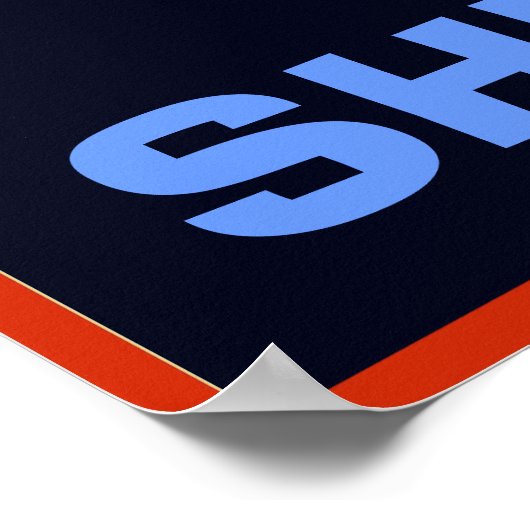 海賊の名前の署名 ポスター (角)