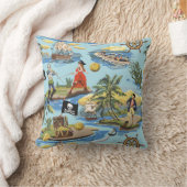 『海賊の命絵を描の数のスタイル』 クッション (ブランケット)