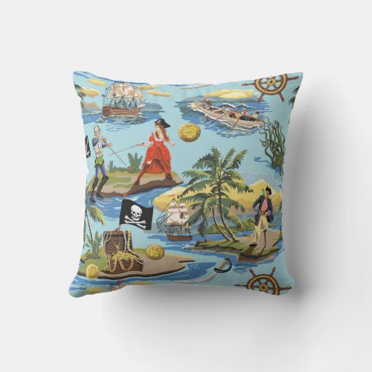 『海賊の命絵を描の数のスタイル』 クッション (裏面)