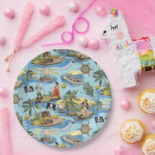 『海賊の命絵を描の数のスタイル』 ペーパープレート (パーティー)