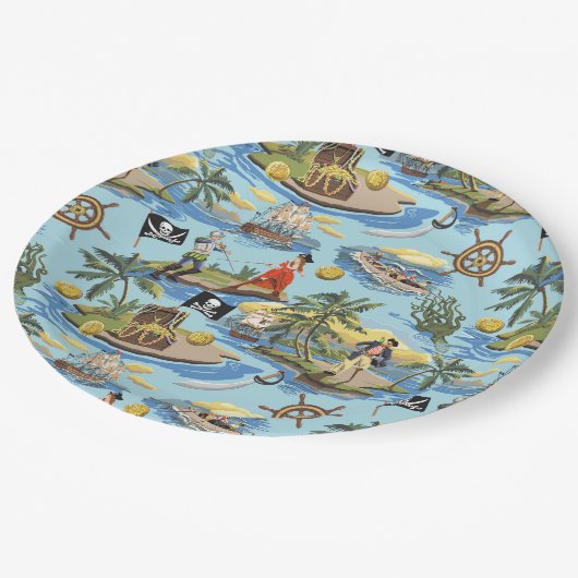 『海賊の命絵を描の数のスタイル』 ペーパープレート (アングル)