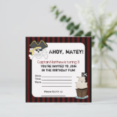『海賊の命』誕生日招待状 招待状 (スタンド正面)