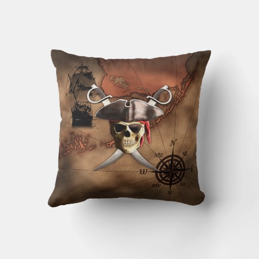 海賊の地図 クッション (裏面)