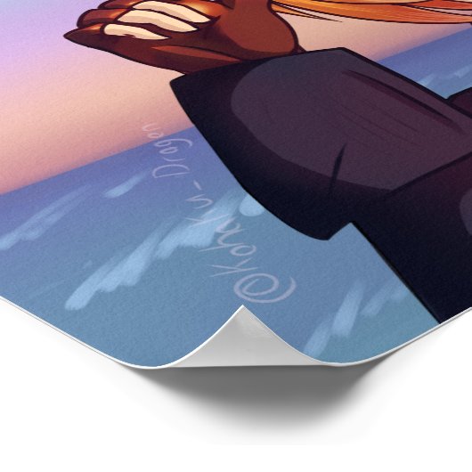 海賊の夕日 ポスター (角)