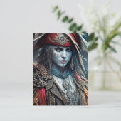 海賊の女の子で想像力を解き放つ ポストカード (スタンド正面)