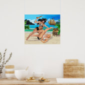 海賊の女の子の白内紛 ポスター (キッチン)