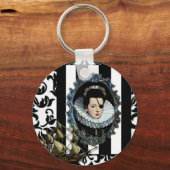 海賊の女王さん…オリジナル芸術 キーホルダー (正面)