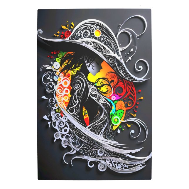 海賊の女王 メタルプリント (正面)