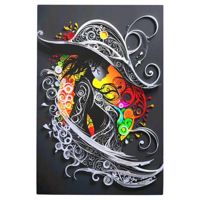 海賊の女王 メタルプリント (正面)