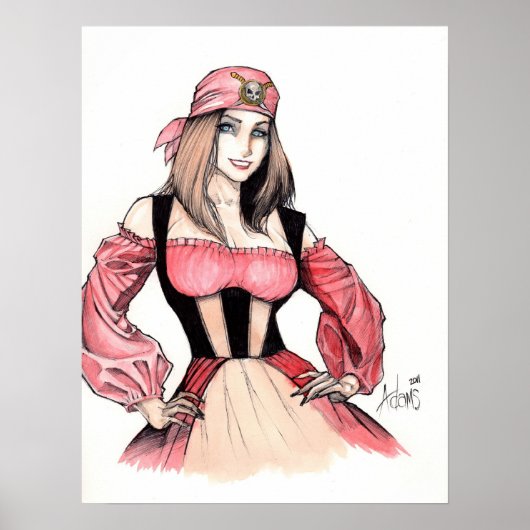 海賊の女 ポスター (正面)